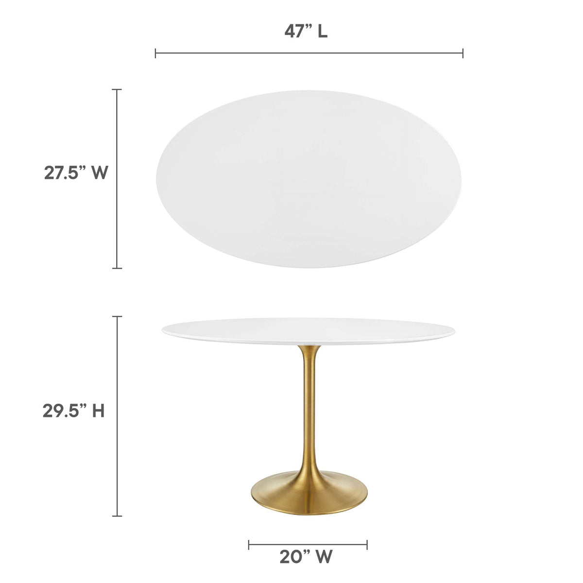 Lippa Oval Wood Dining Table