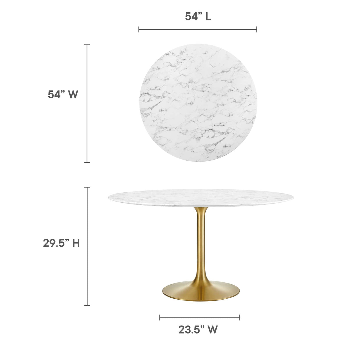 Lippa Round 54" Dining Table