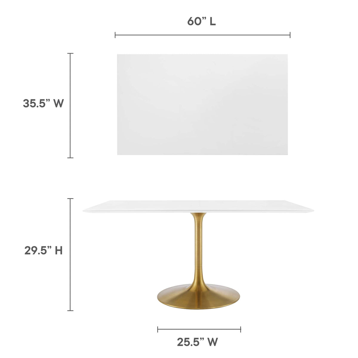 Lippa Rectangle Wood Dining Table - view 14