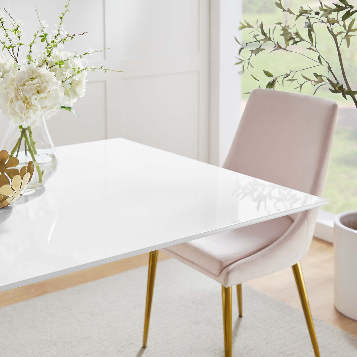 Lippa Rectangle Wood Dining Table - view 17