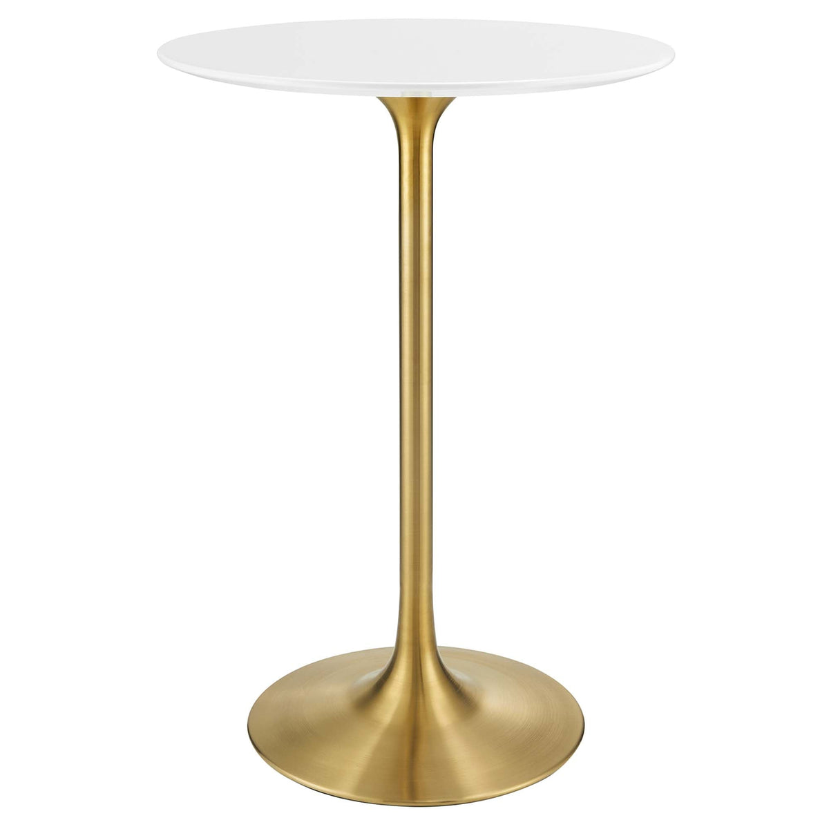 Lippa Round Wood Bar Table