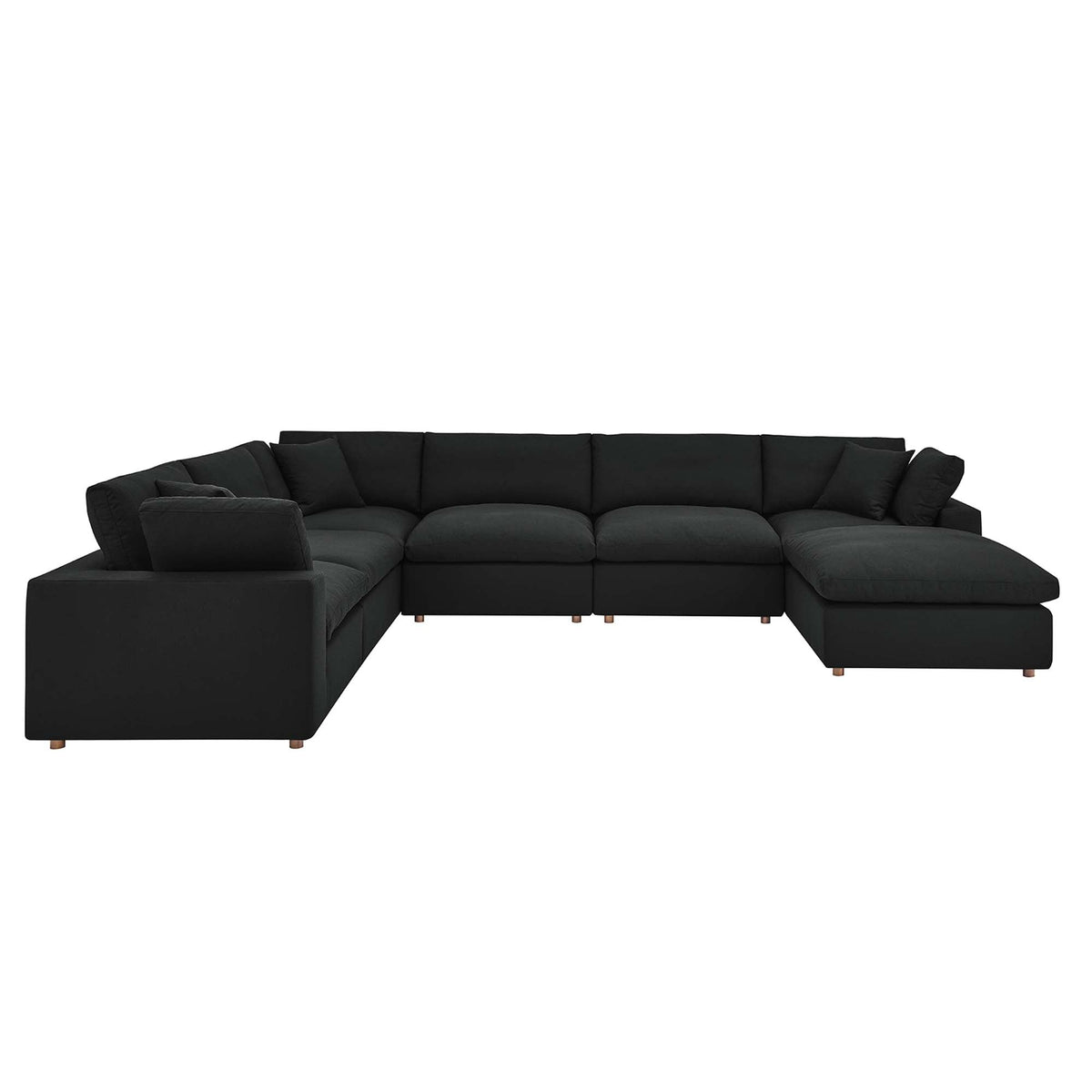 Commix 7-Piece Down Filled Overstuffed Sectional Sofa - view 1
