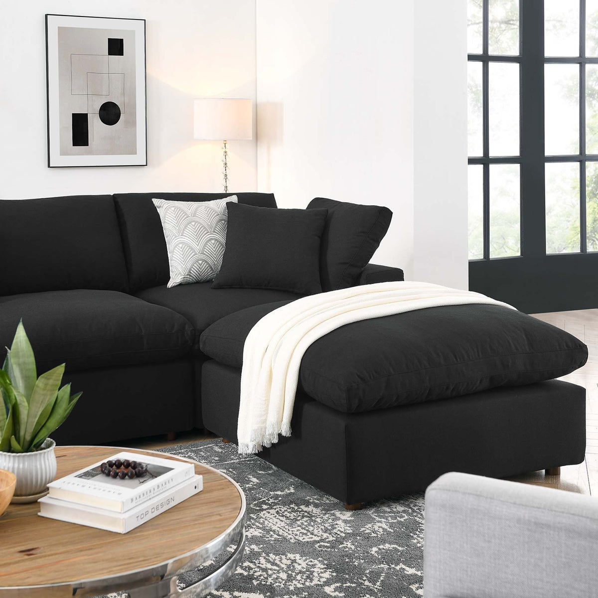 Commix 7-Piece Down Filled Overstuffed Sectional Sofa - view 41