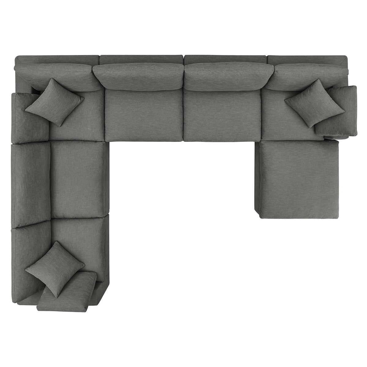 Commix 7-Piece Down Filled Overstuffed Sectional Sofa - view 40