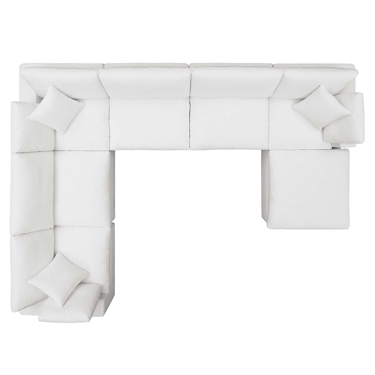 Commix 7-Piece Down Filled Overstuffed Sectional Sofa - view 7