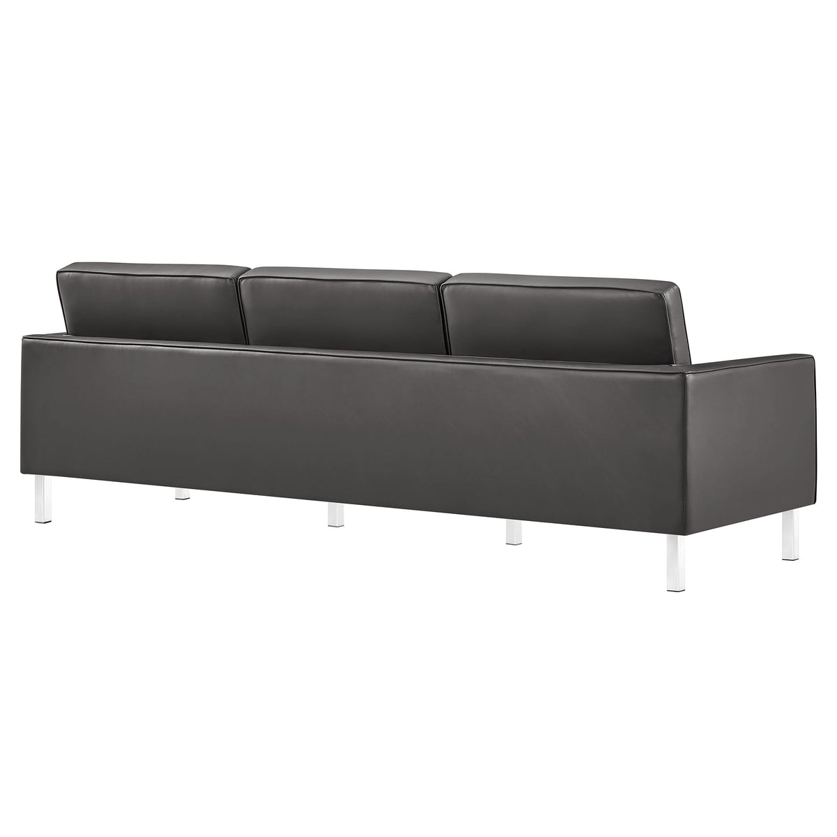 Loft Tufted Vegan Leather Sofa - view 11