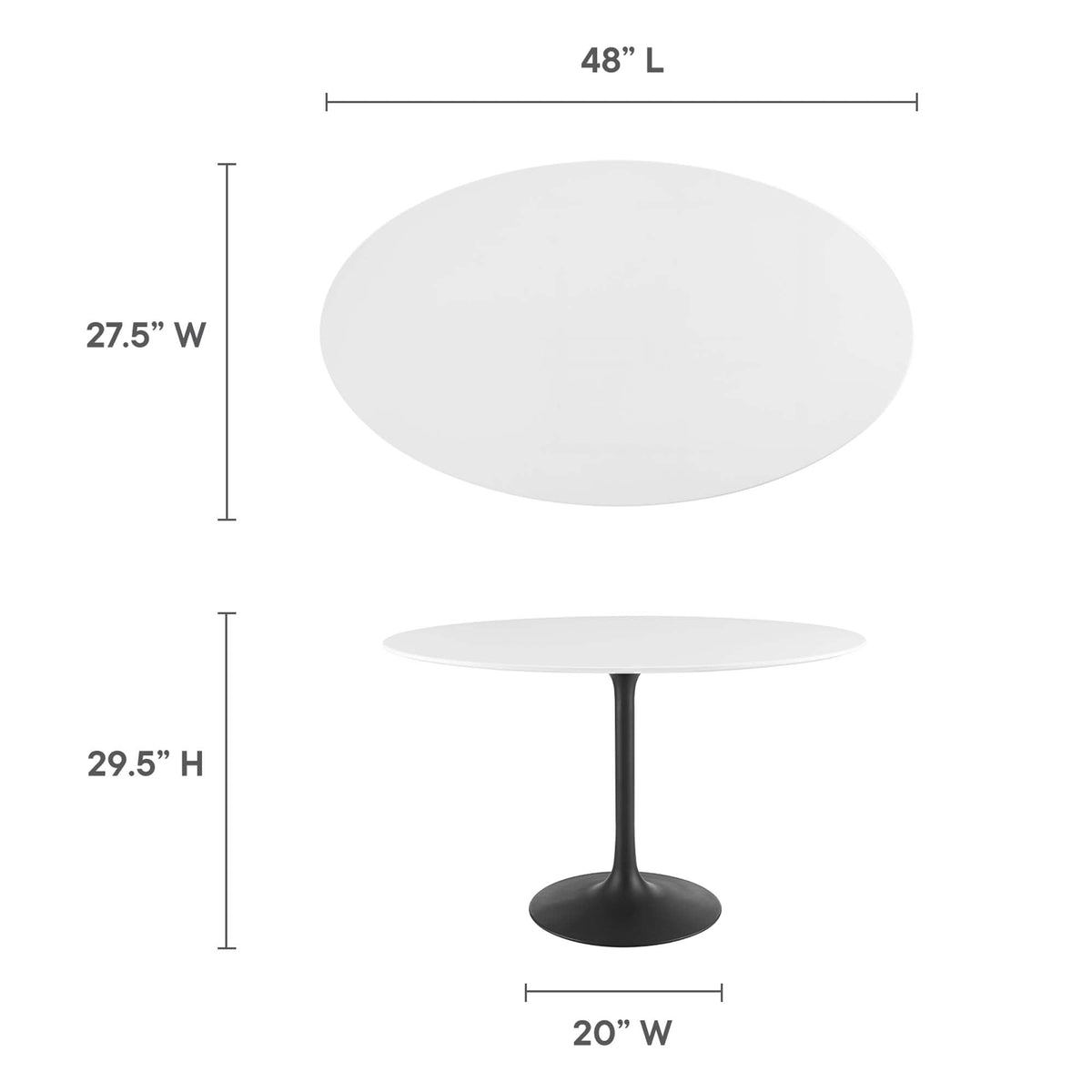 Lippa Oval Wood Dining Table