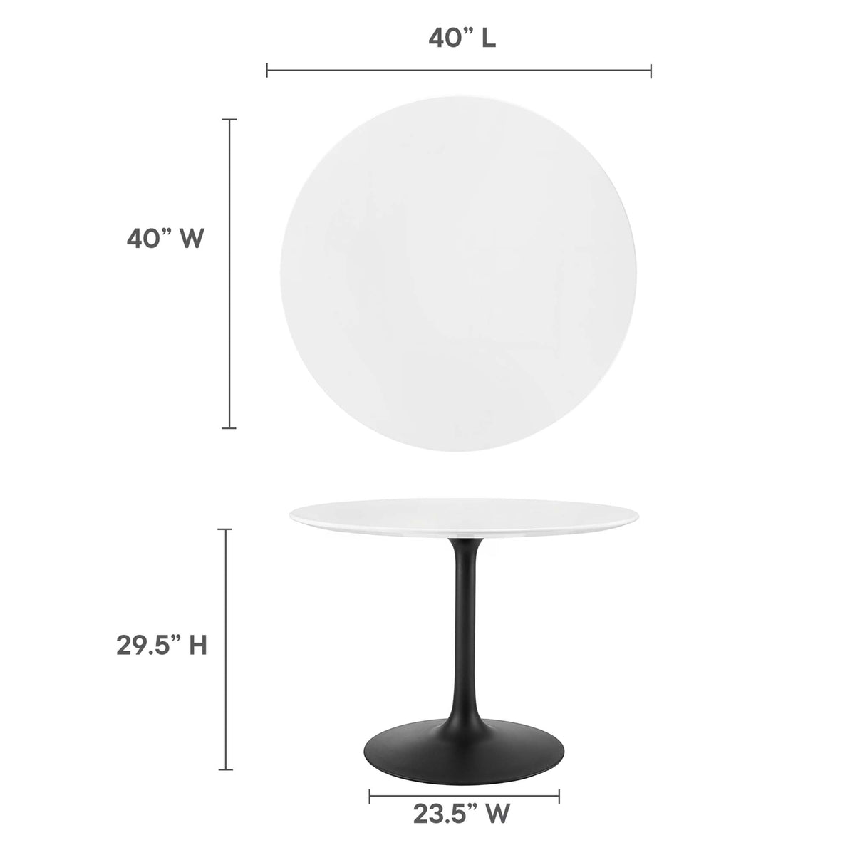 Lippa Round 40" Dining Table - view 41