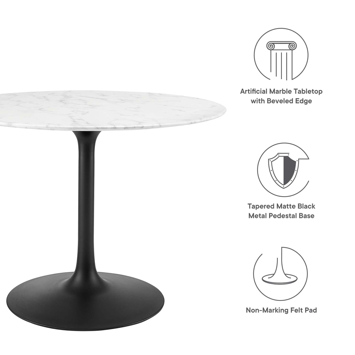 Lippa Round 40" Dining Table - view 33