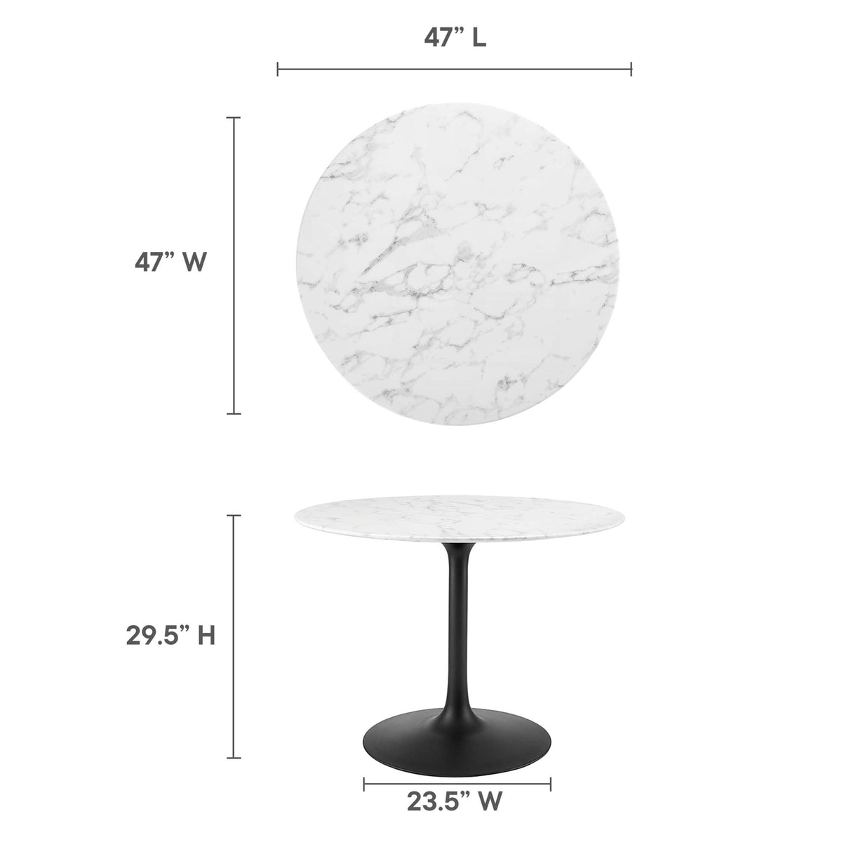 Lippa Round 40" Dining Table - view 42
