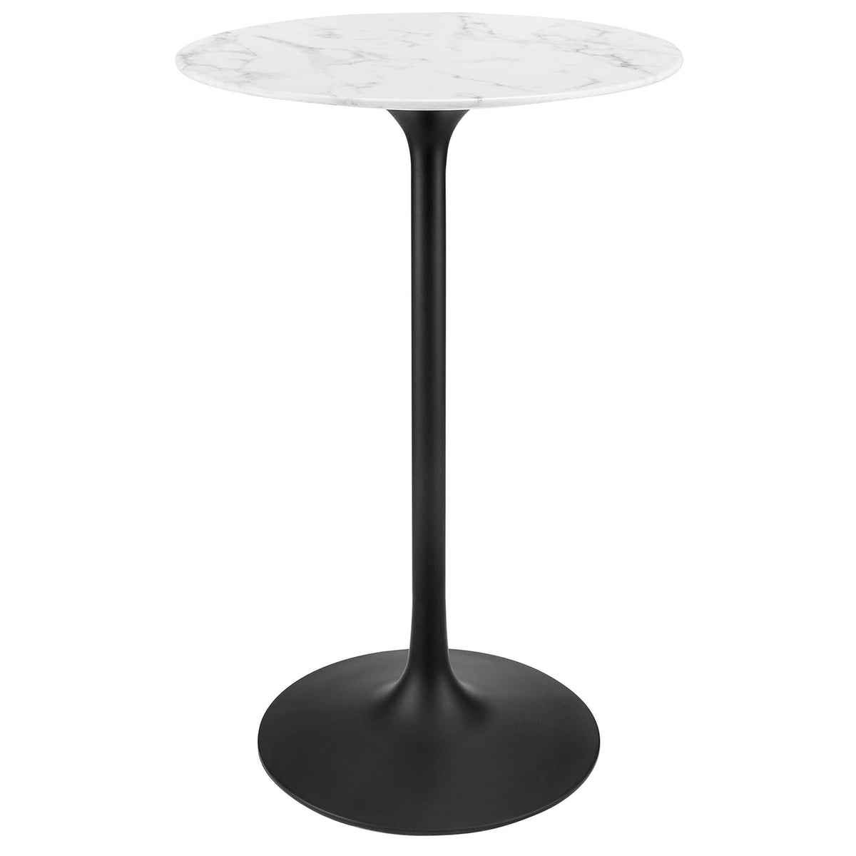 Lippa Round Artificial Marble Bar Table - view 3