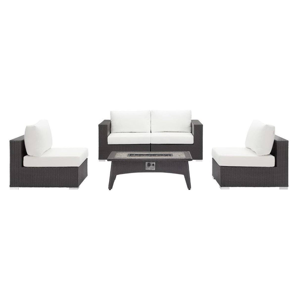 Convene 5 Piece Set Outdoor with Fire Pit