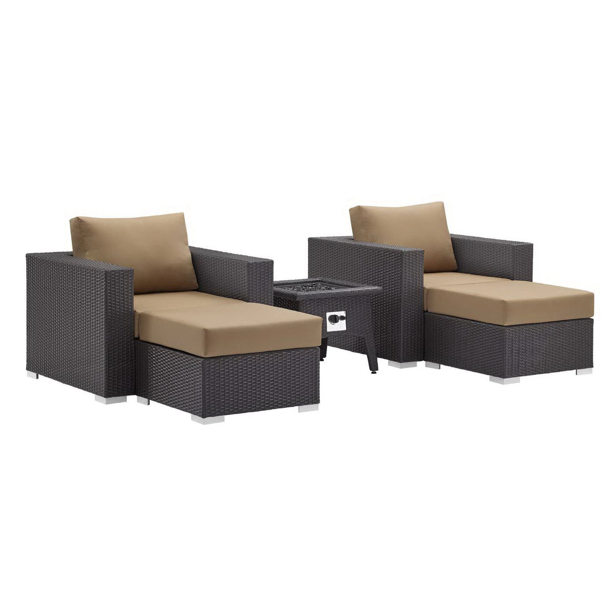 Convene 5 Piece Set Outdoor with Fire Pit