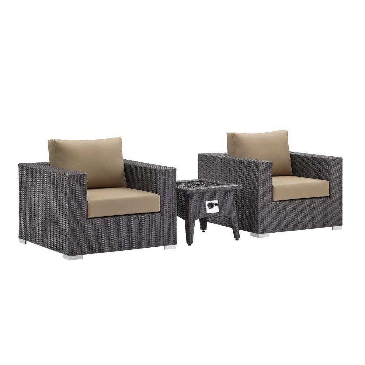 Convene 3 Piece Set Outdoor with Fire Pit