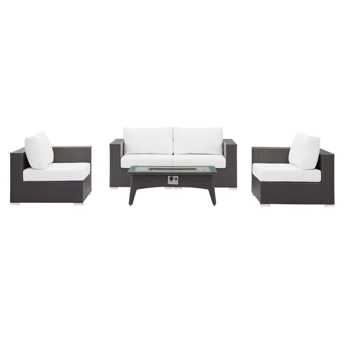 Convene 5 Piece Set Outdoor with Fire Pit