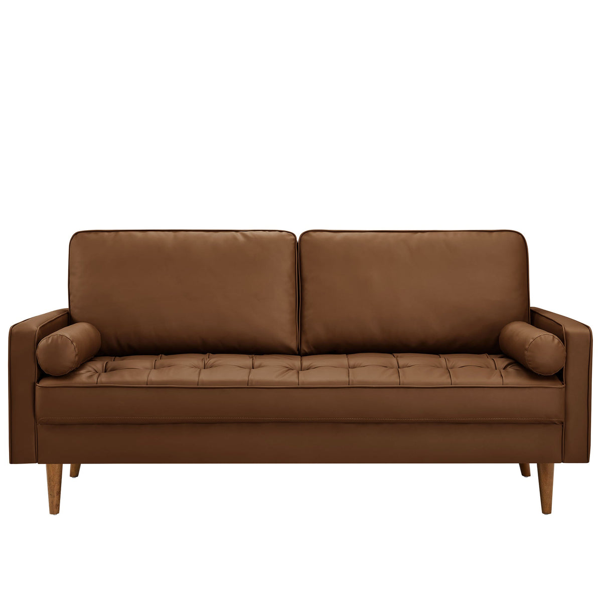 Valour Tufted Vegan Leather Sofa - view 4