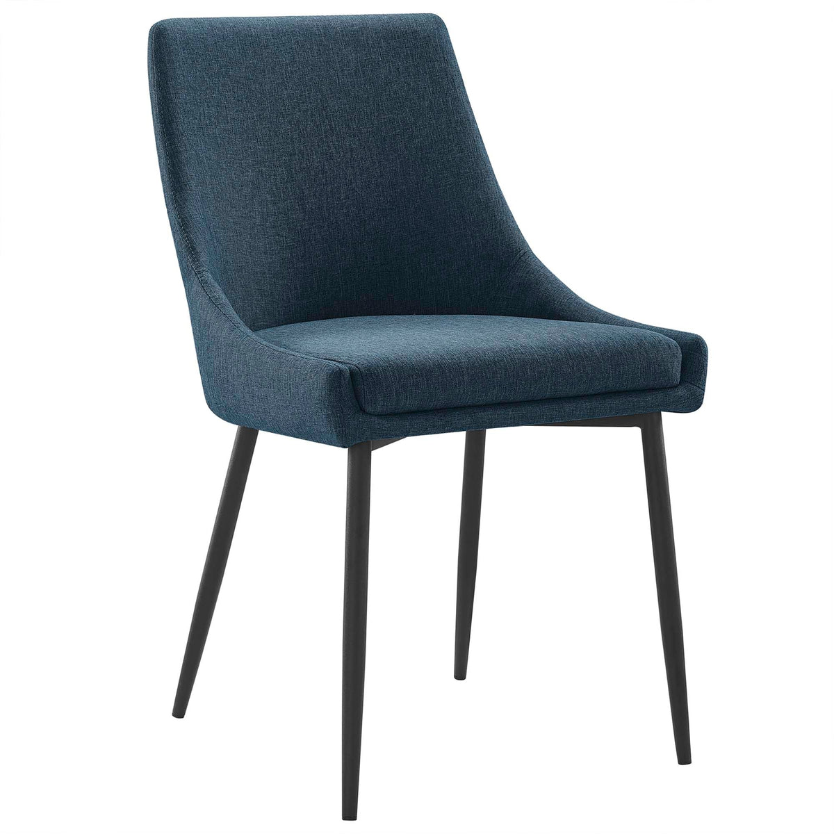 Viscount Upholstered Fabric Dining Chairs Set of 2 - view 4