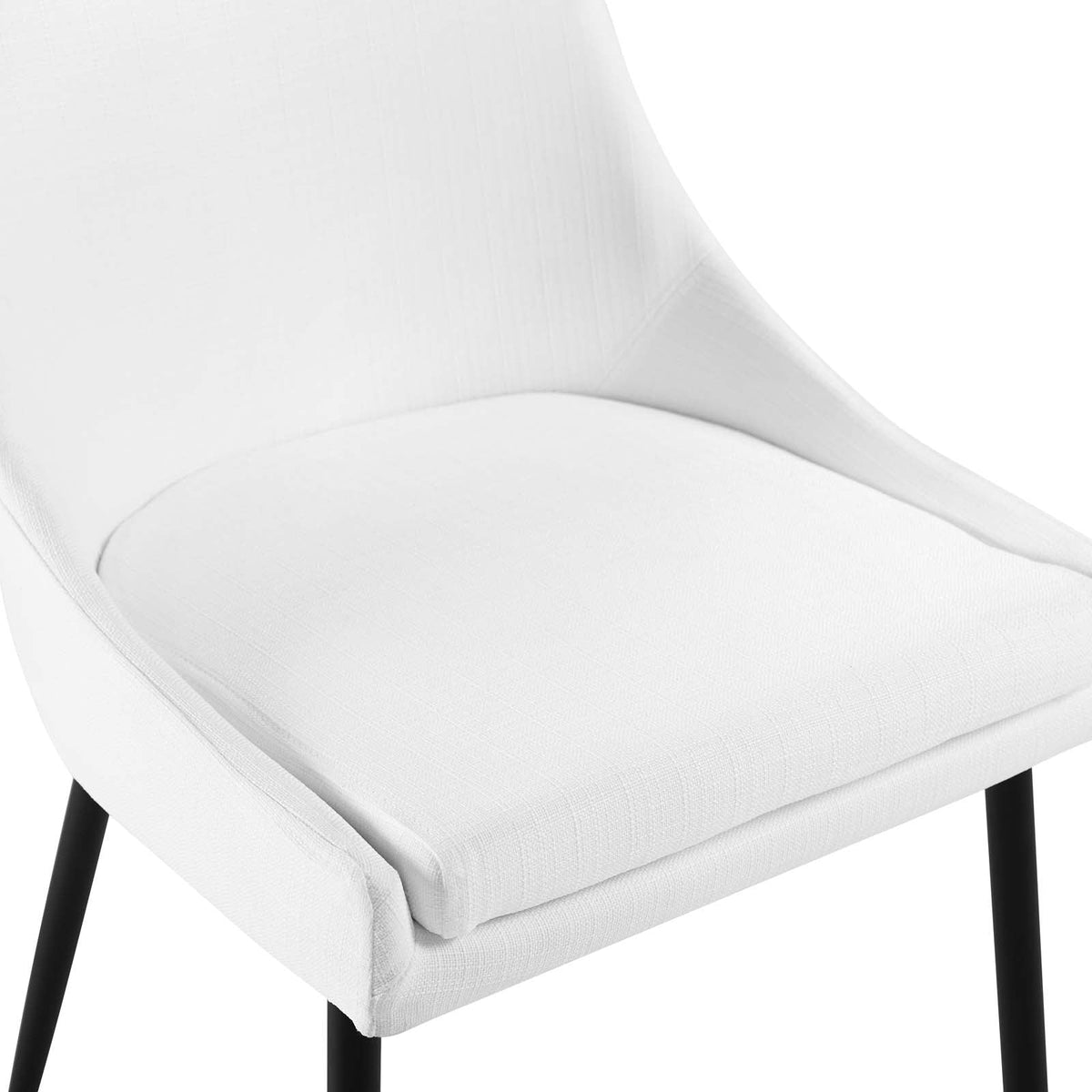 Viscount Upholstered Fabric Dining Chairs Set of 2 - view 20