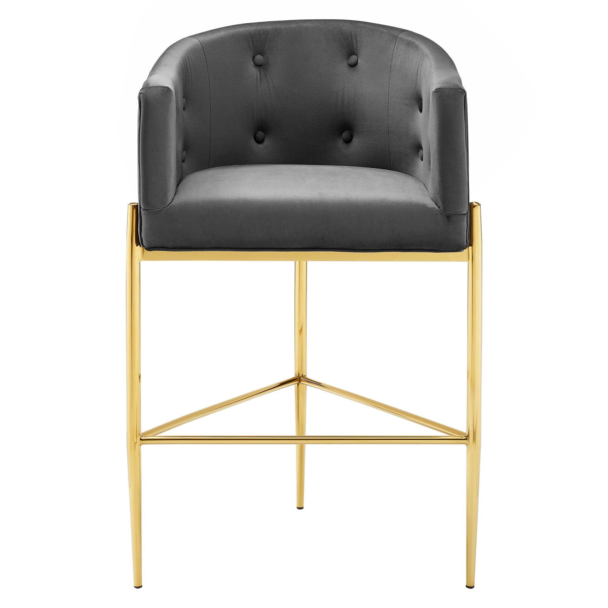 Savour Tufted Performance Velvet Bar Stool - view 17