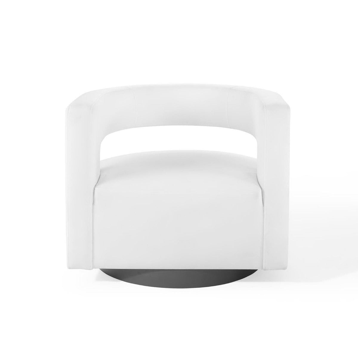 Spin Cutaway Performance Velvet Swivel Armchair - view 10