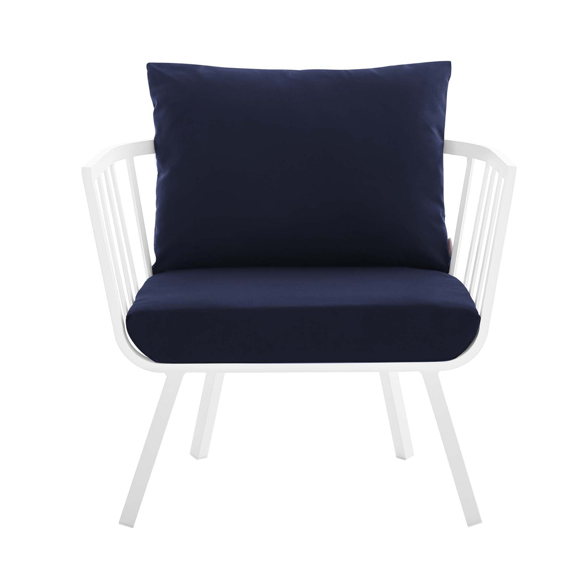 Riverside Outdoor Patio Aluminum Armchair Set of 2 - view 20