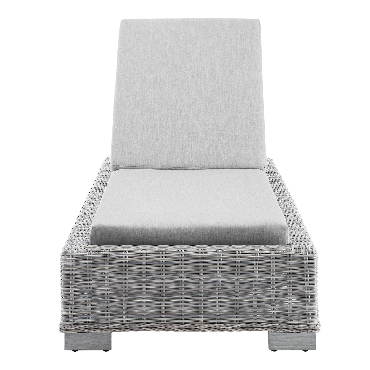 Conway Sunbrella® Outdoor Wicker Rattan Chaise Lounge