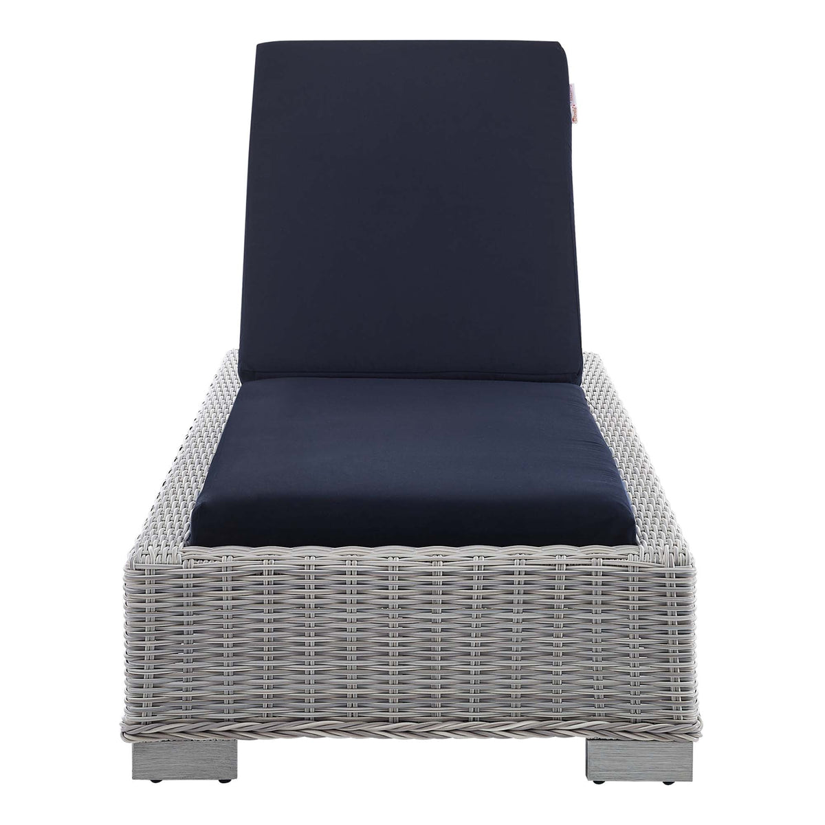 Conway Sunbrella® Outdoor Wicker Rattan Chaise Lounge