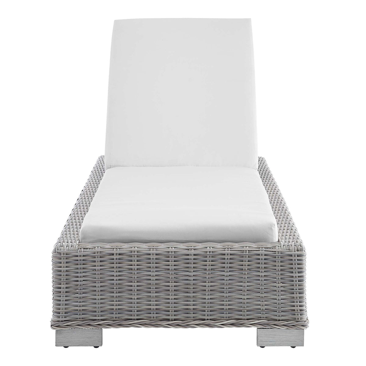 Conway Sunbrella® Outdoor Wicker Rattan Chaise Lounge
