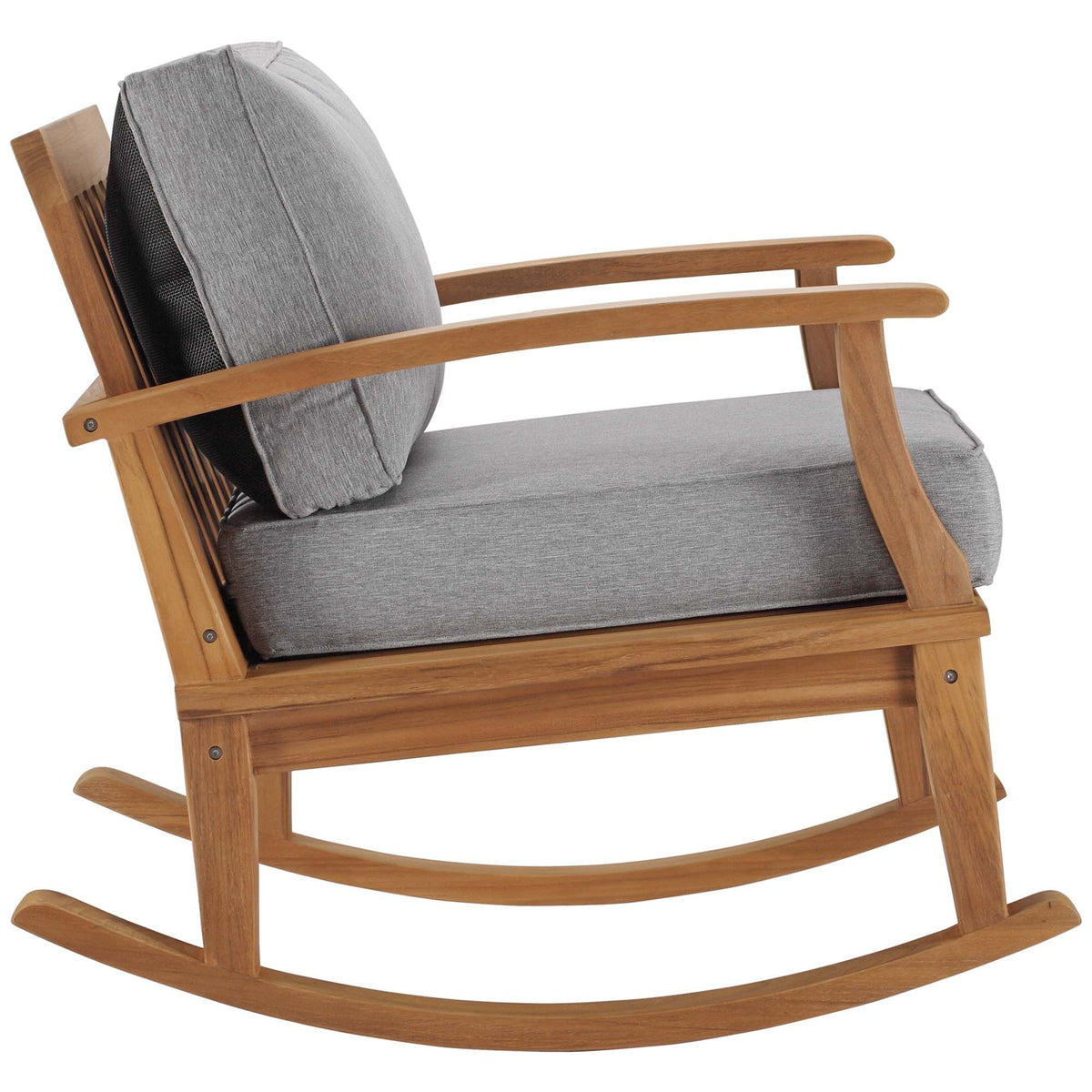 Marina Outdoor Patio Teak Rocking Chair - view 4