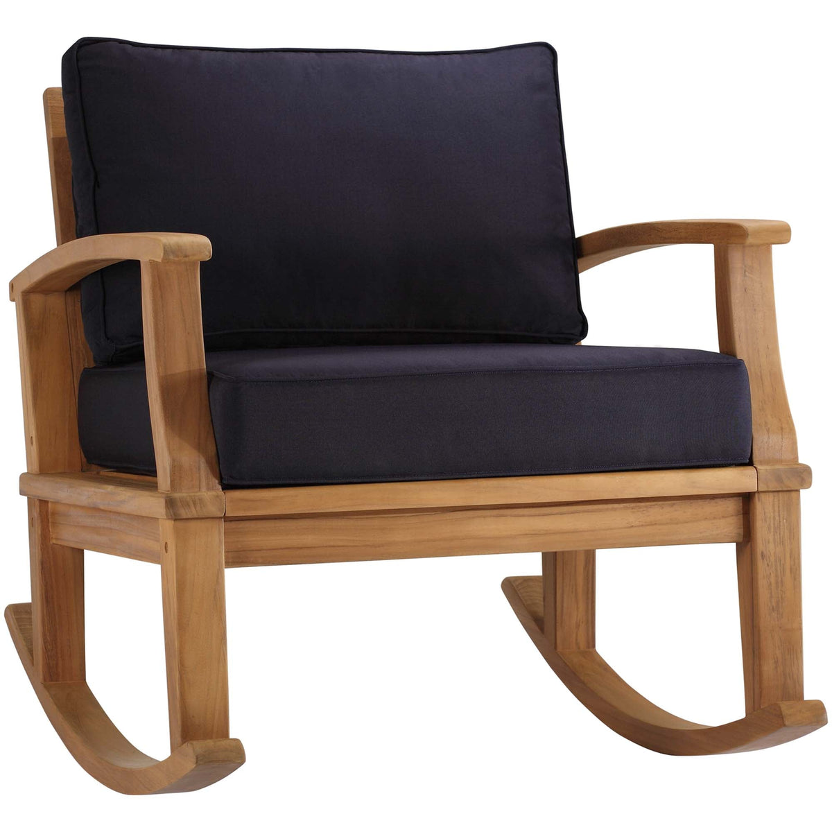Marina Outdoor Patio Teak Rocking Chair - view 2