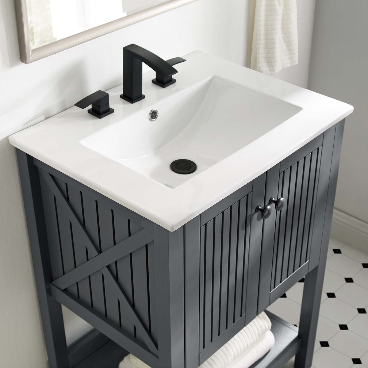 Steam Bathroom Vanity Basin Included