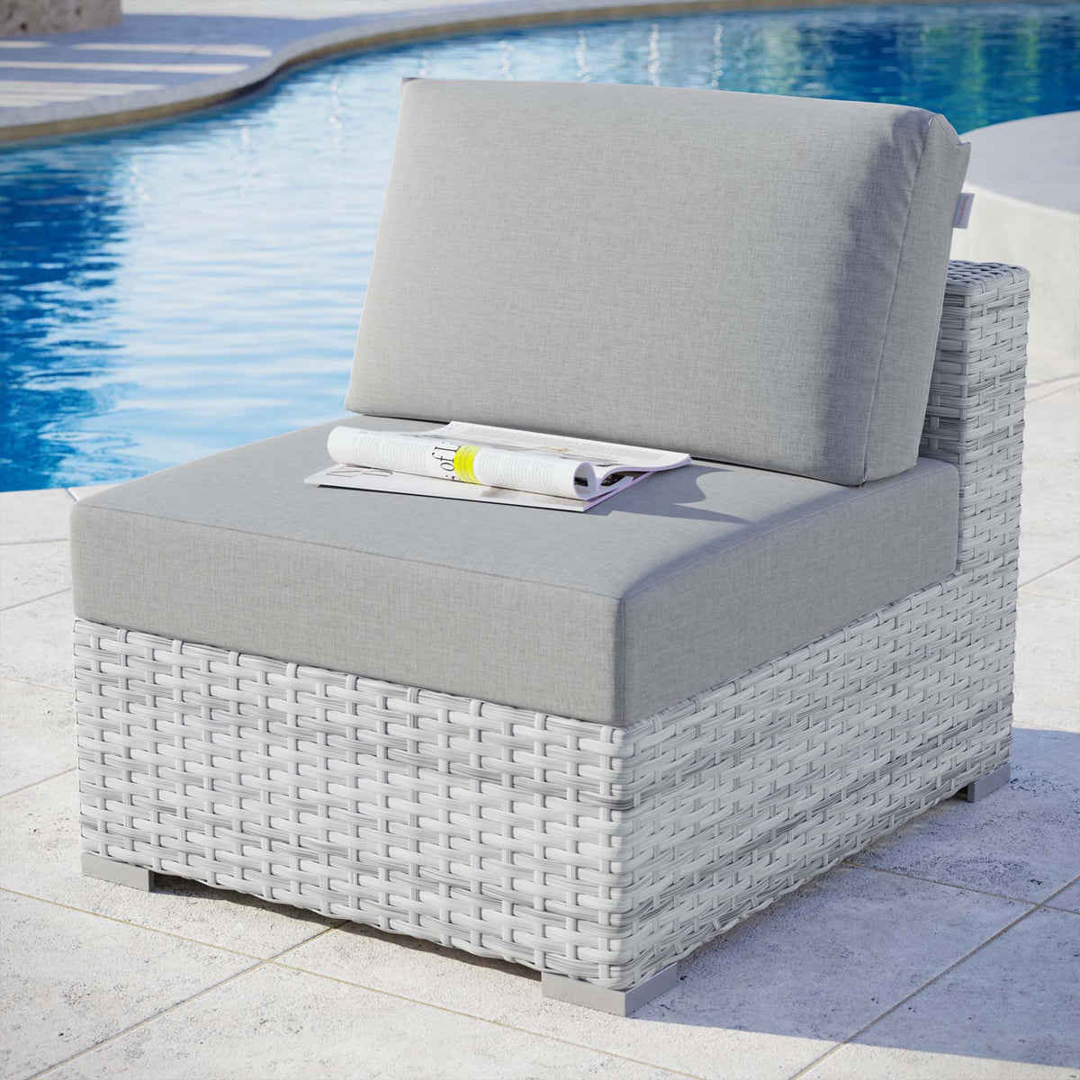Convene Outdoor Armless Chair