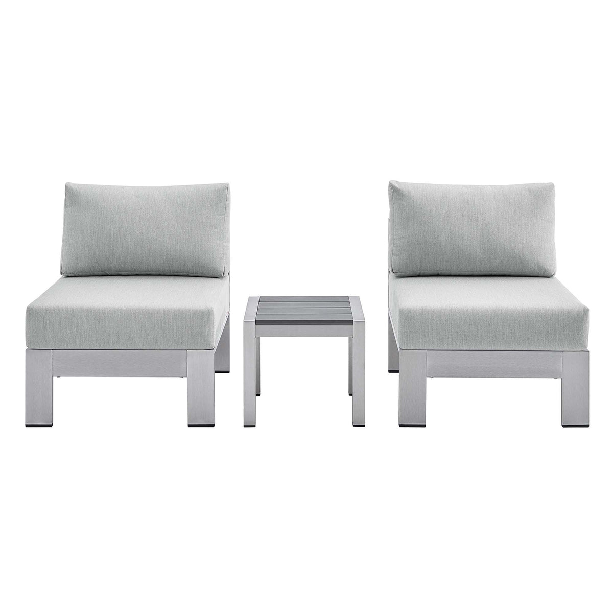 Shore 3 Piece Sunbrella® Fabric Outdoor Aluminum Set