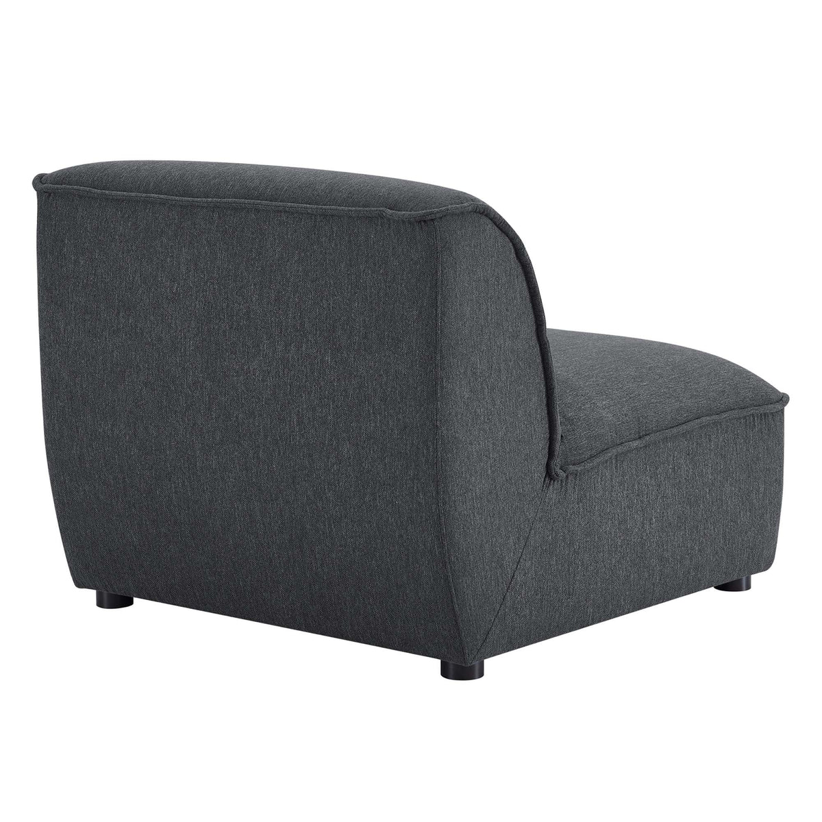 Comprise Armless Chair, Charcoal - view 3