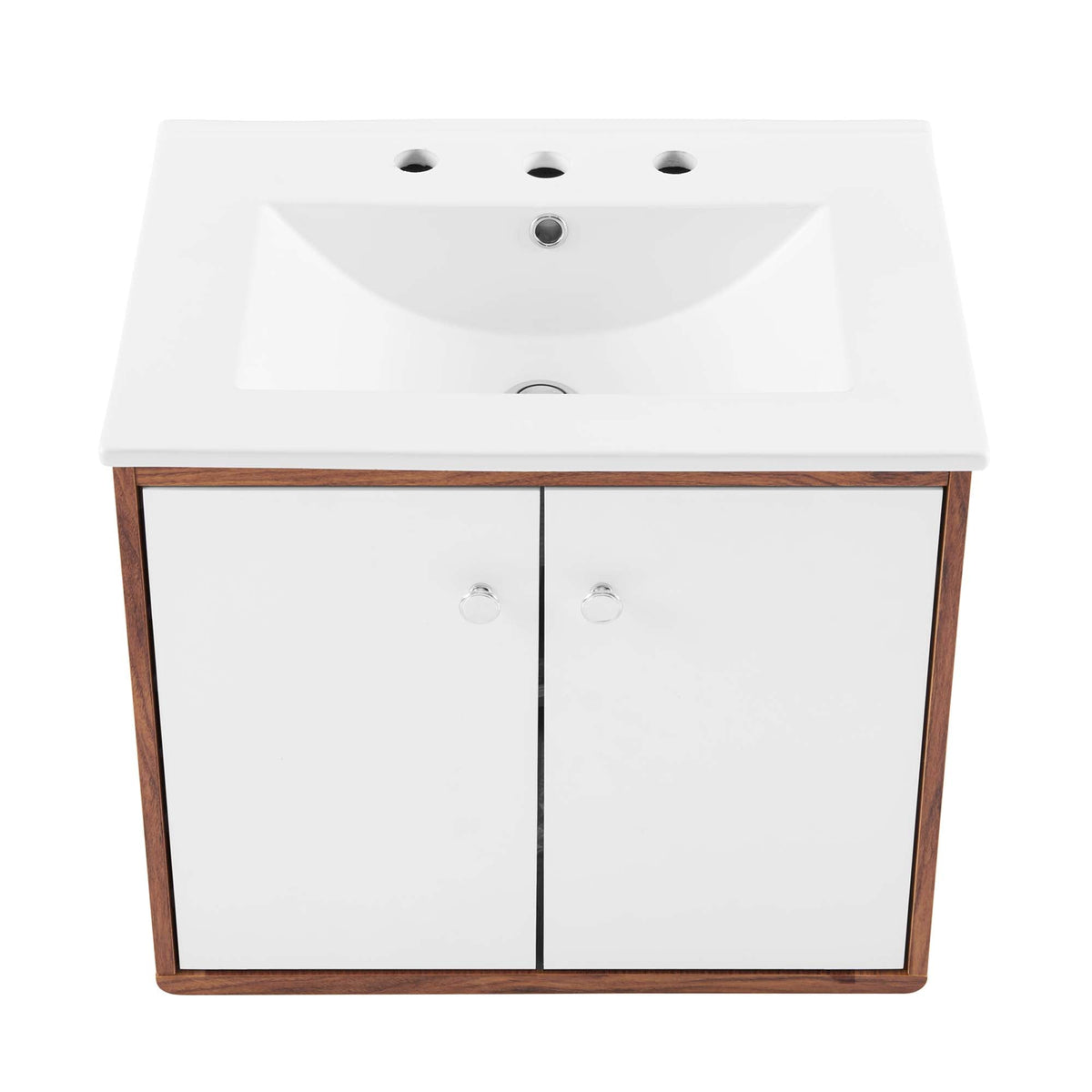 Transmit Wall-Mount Bathroom Vanity Basin Included