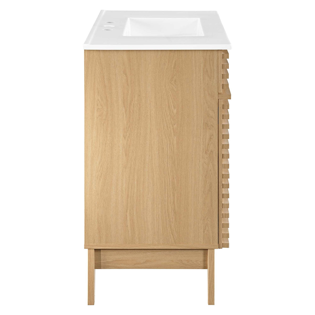 Render 30" and 36" Bathroom Vanities with White Basin Included