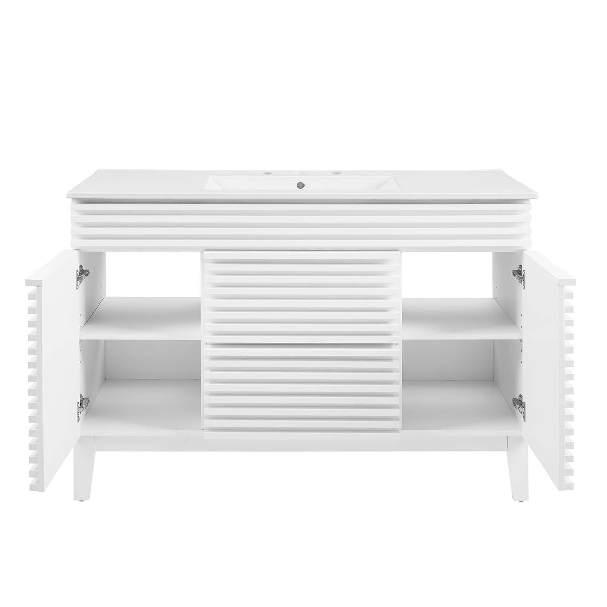 Render 48" Bathroom Vanity with White Basin Included
