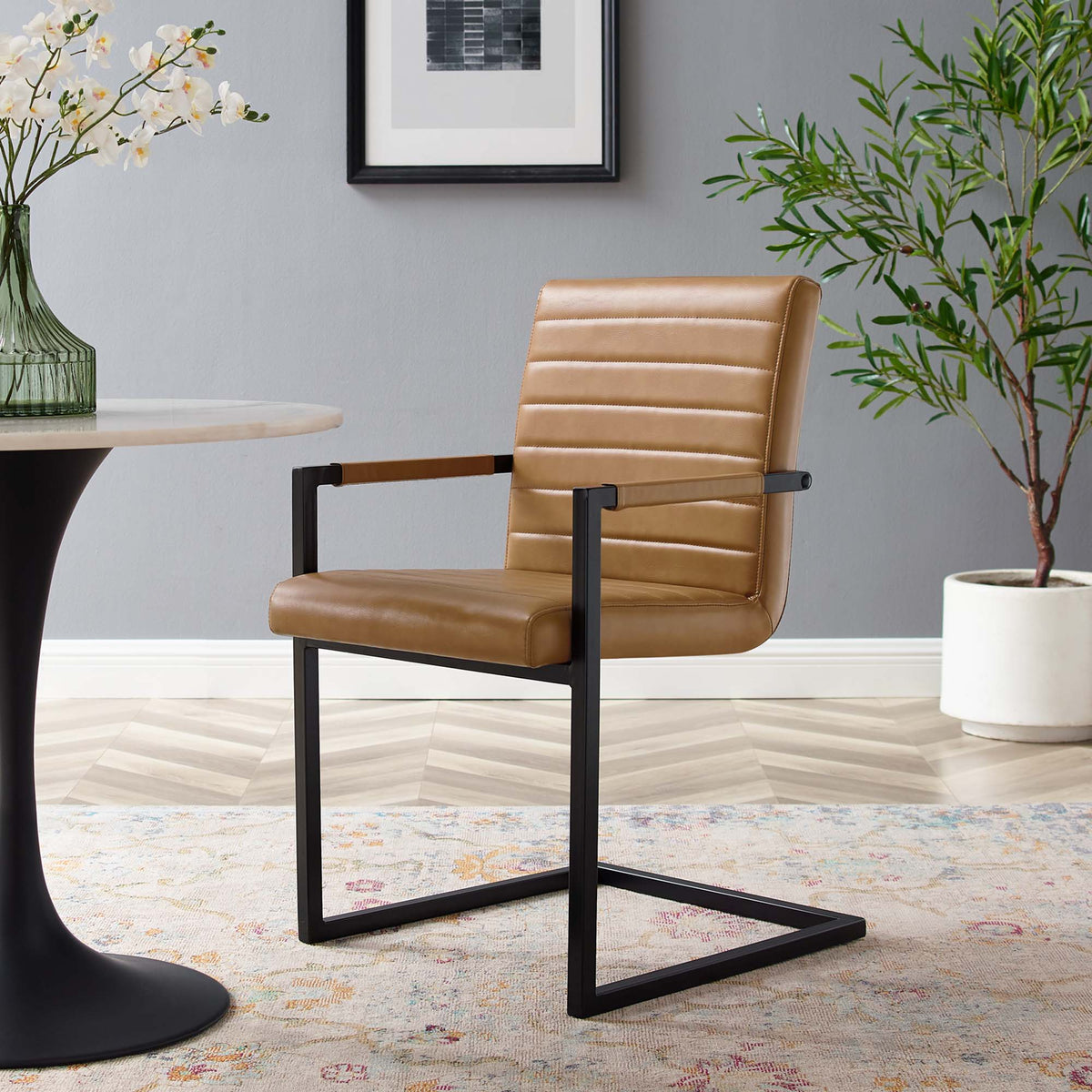 Savoy Vegan Leather Dining Chairs - Set of 2 - view 8