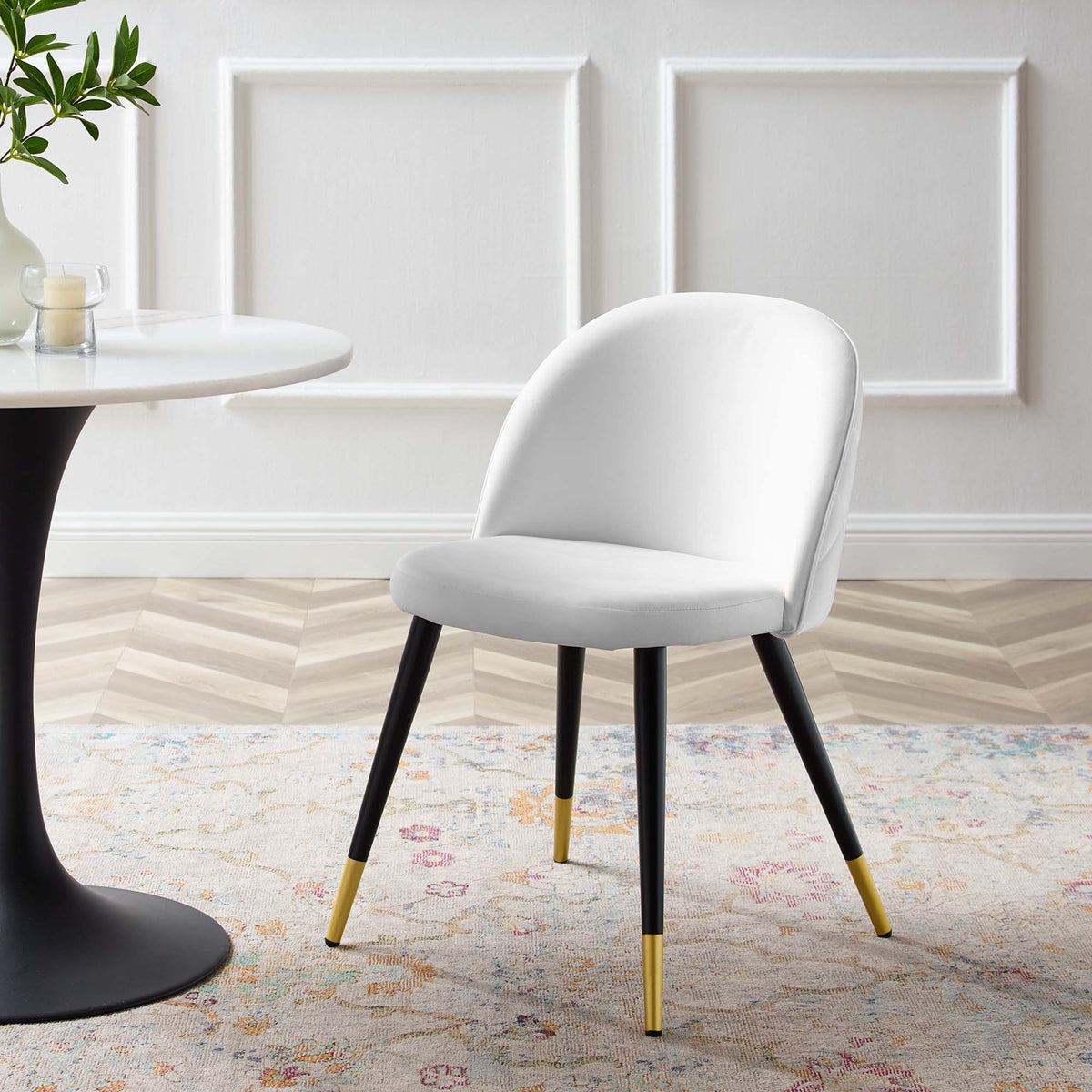 Cordial Performance Velvet Dining Chairs - Set of 2 - view 8