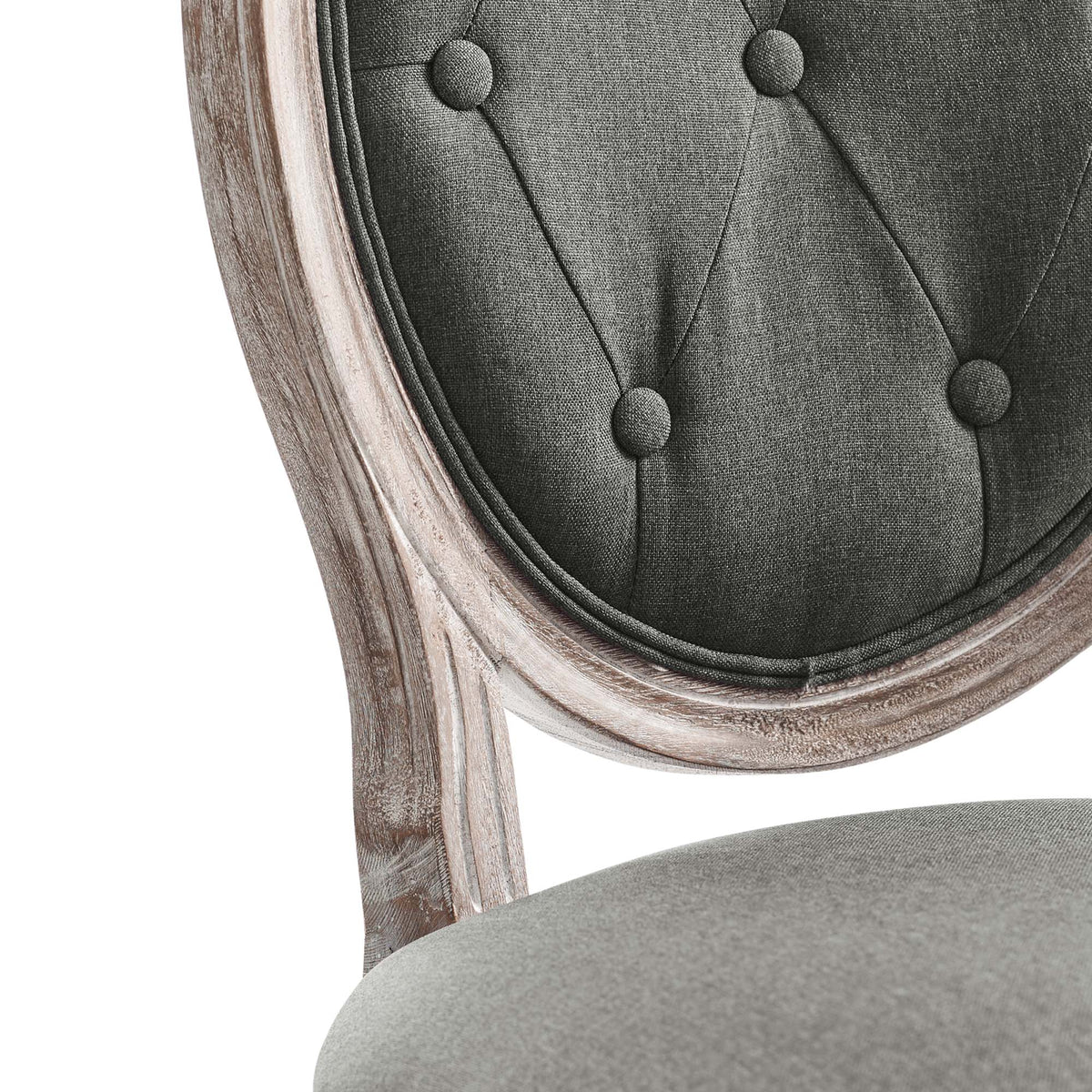 Arise Vintage French Upholstered Fabric Dining Side Chair - view 5