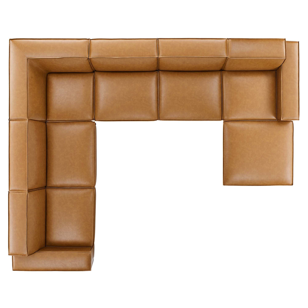Restore 7-Piece Vegan Leather Sectional Sofa - view 2