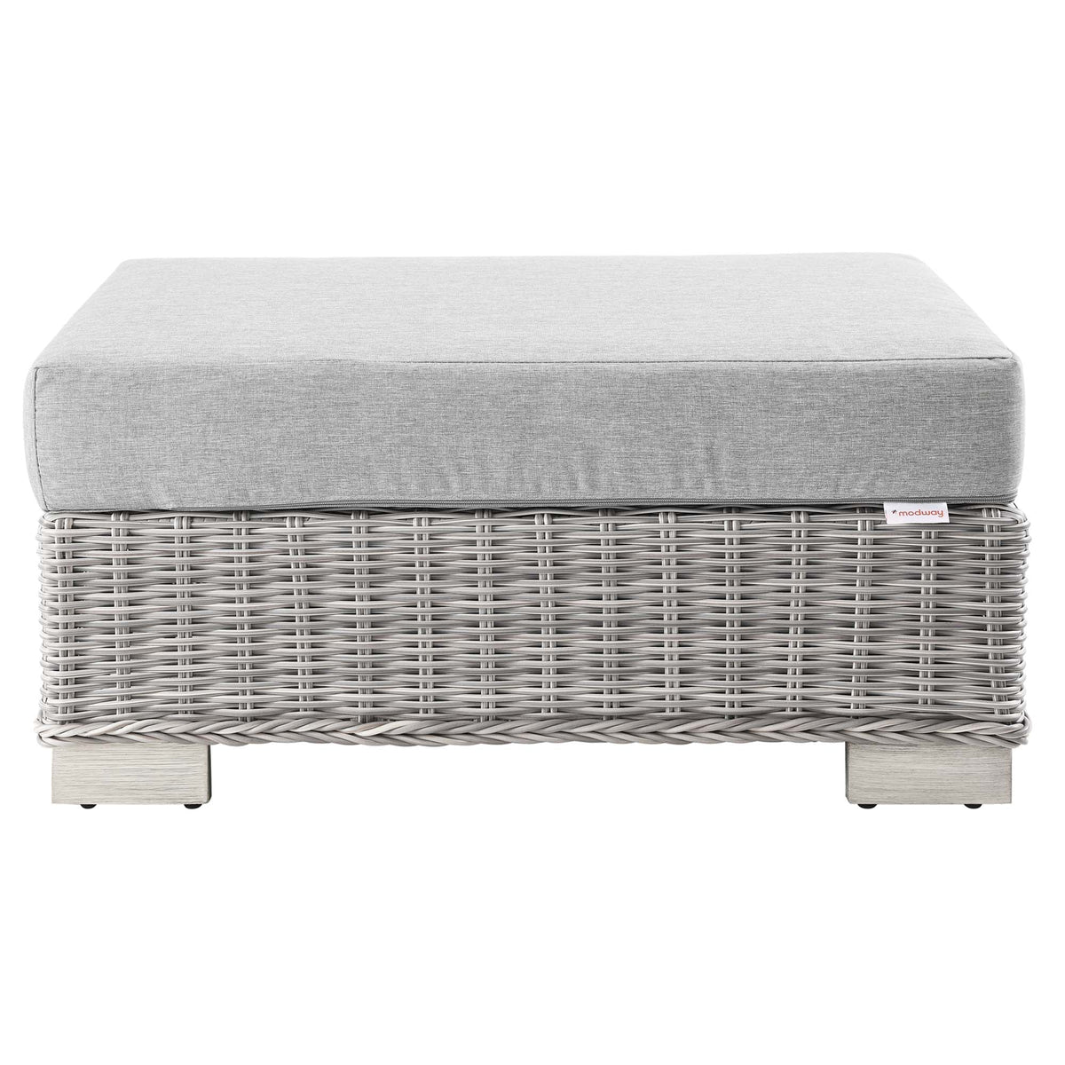 Conway Outdoor Patio Wicker Rattan Ottoman