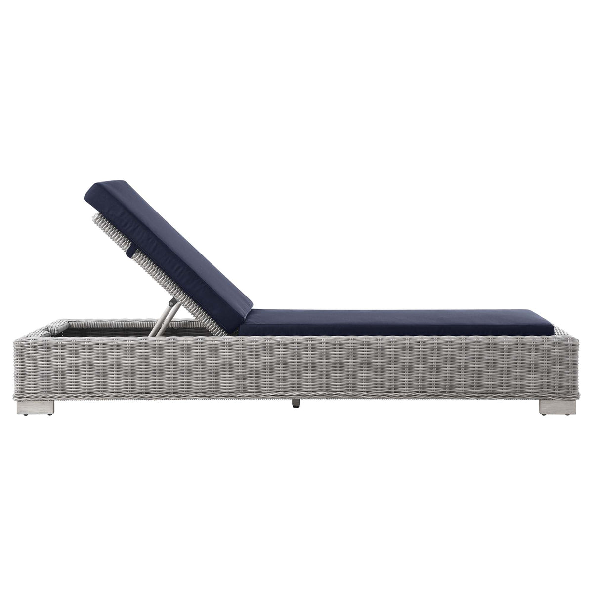 Conway Outdoor Wicker Rattan Chaise Lounge