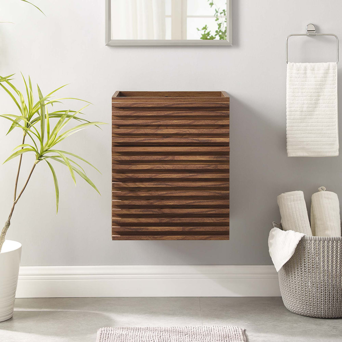 Render Wall-Mount Bathroom Cabinet Basin Not Included