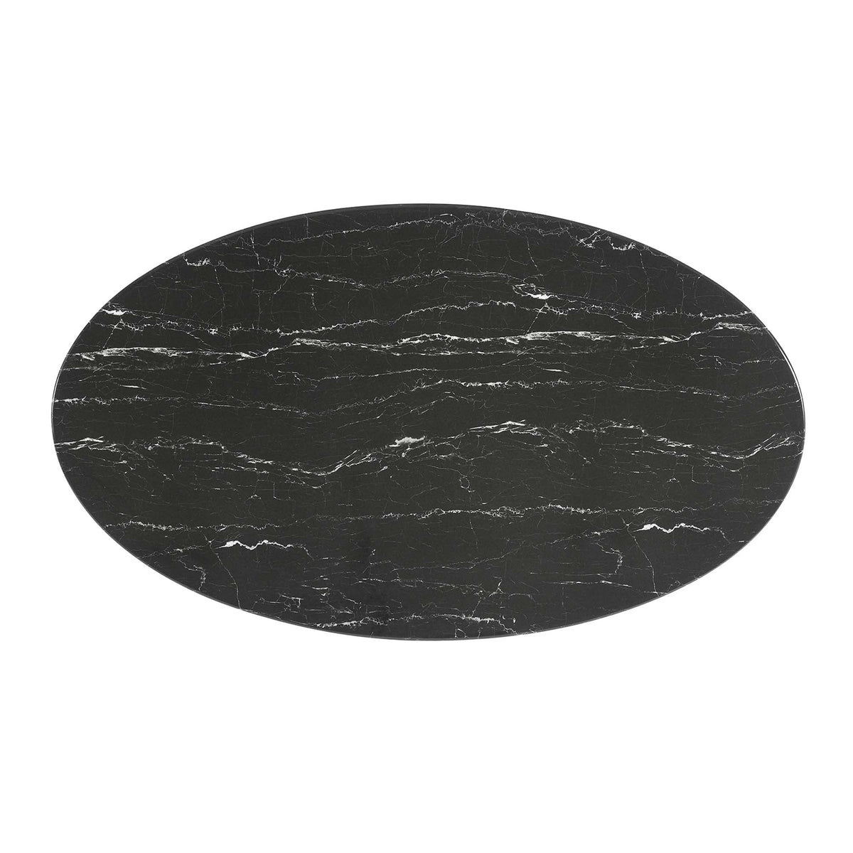 Lippa Oval Artificial Marble Dining Table - view 34