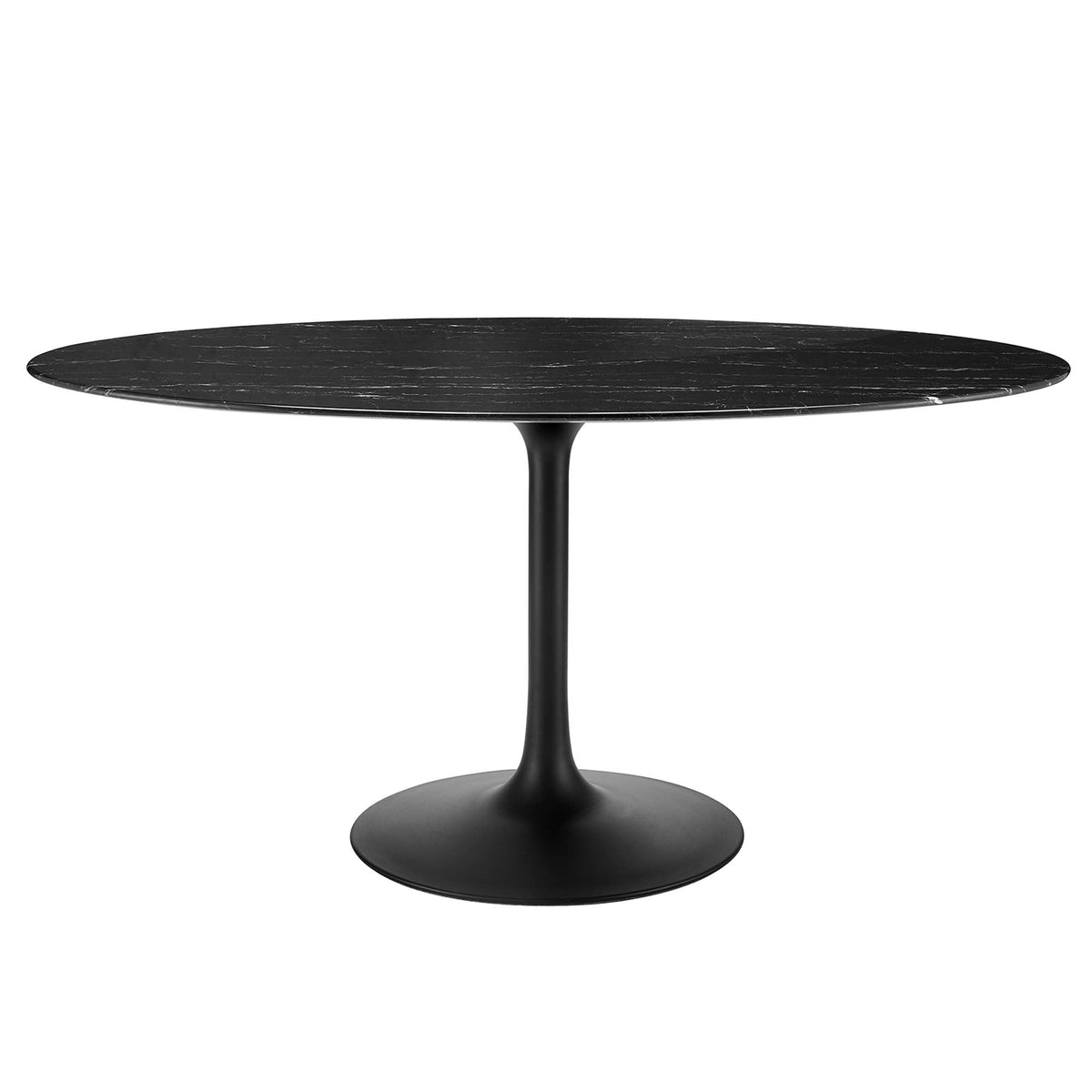 Lippa Oval Artificial Marble Dining Table - view 14