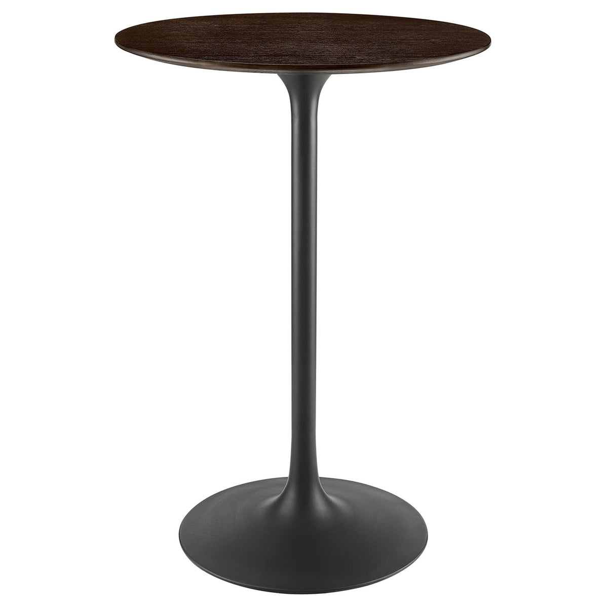 Lippa Round Wood Bar Table
