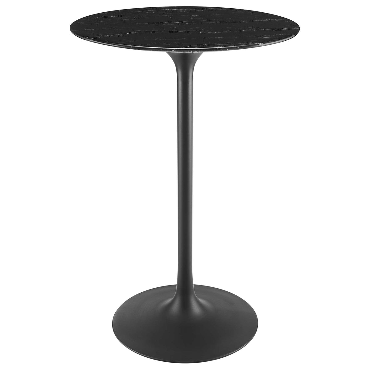 Lippa Round Artificial Marble Bar Table - view 4