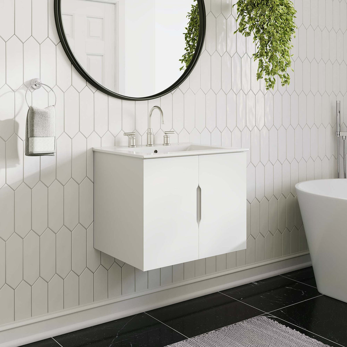 Vitality Bathroom Cabinet Basin Not Included