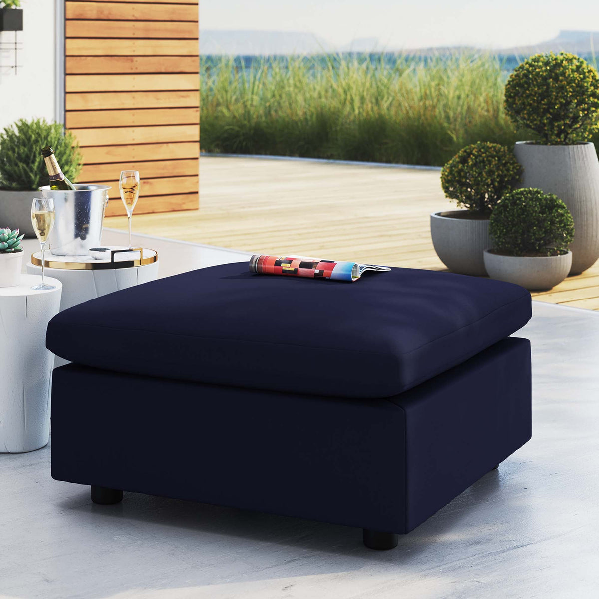 Commix Sunbrella® Outdoor Patio Ottoman - view 13